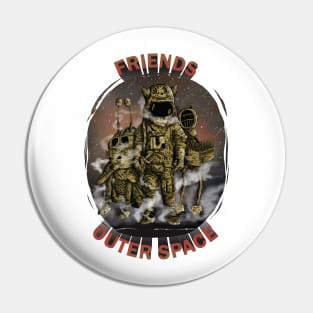 Friends from outer space Pin