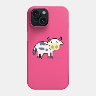 Nature's Pixel Brush Cow Phone Case