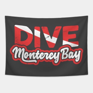 Scuba Diving T-Shirt Dive Monterey Bay Diver Tapestry