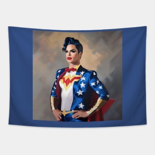 Drag King Wonder Woman Tapestry