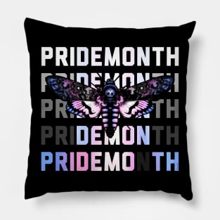 Pride Moth Trans Pillow