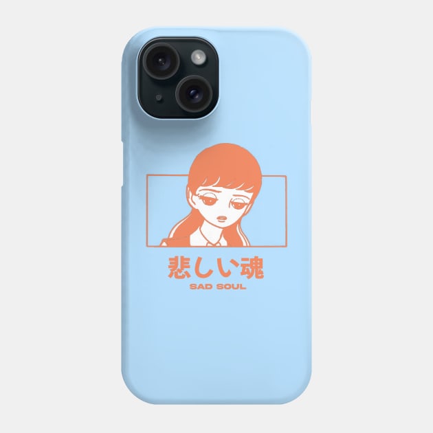 Sad Soul Phone Case by Issho Ni