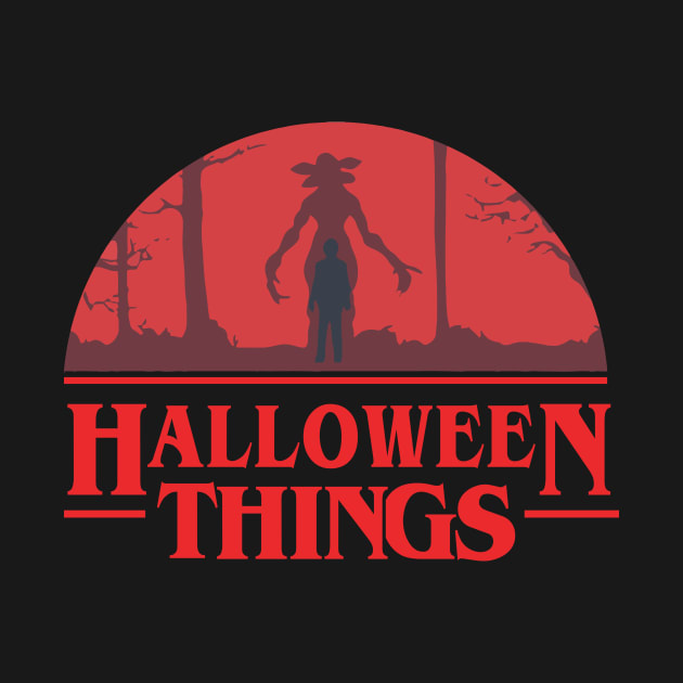 Discover Halloween Things - Strange Halloween - Upside Down - Tapisseries