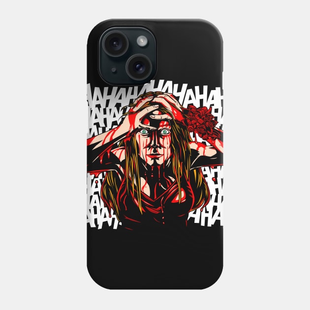 The Killer Prank Phone Case by boltfromtheblue