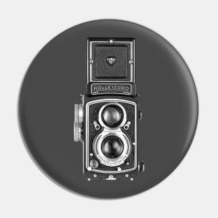 Vintage 1950s Twin Lens Camera - Open Hood Pin