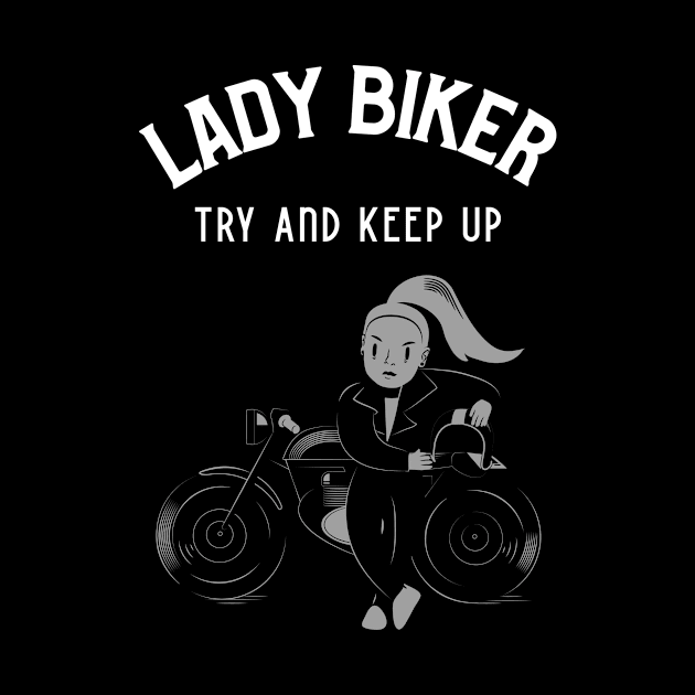 Lady Biker by A Reel Keeper