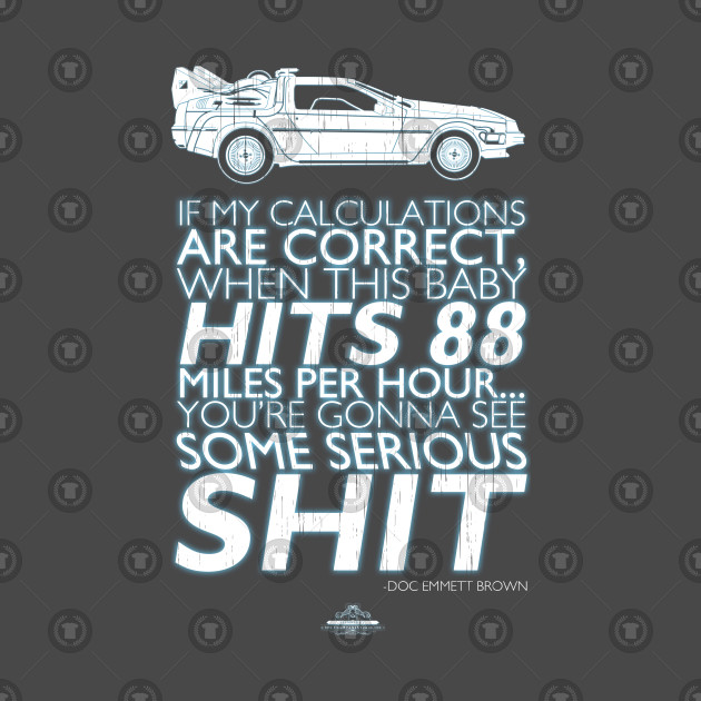 Back to the Future 88 MPH Vintage - Back To The Future - T-Shirt