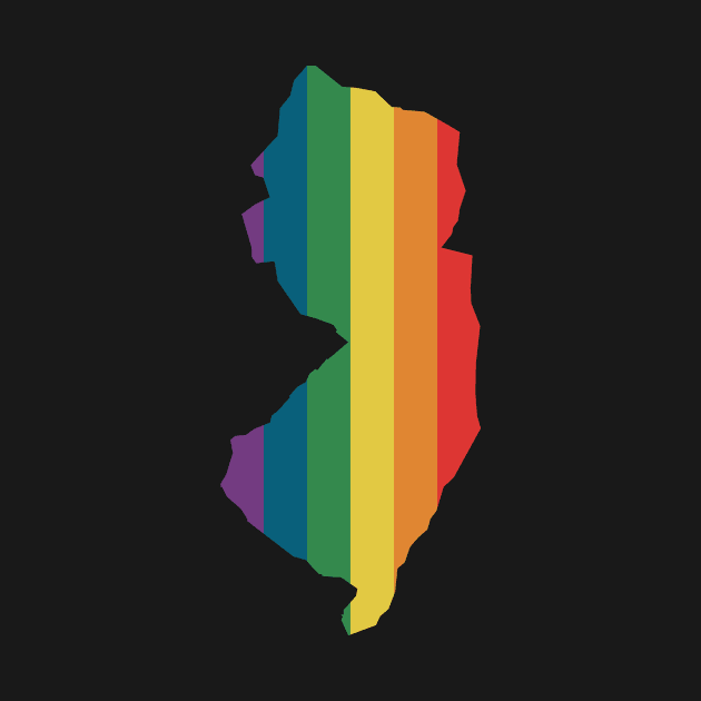 New Jersey State Rainbow by n23tees