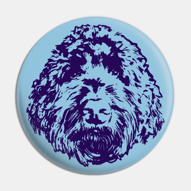 Labradoodle Pin by TimeTravellers