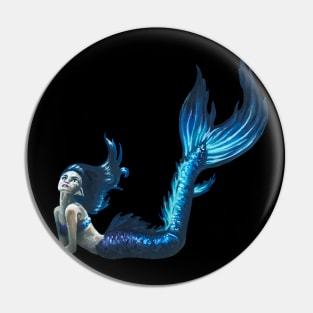 Blue Mermaid Pin