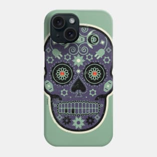 Toque de Muerte Mexican Sugar Skull Phone Case