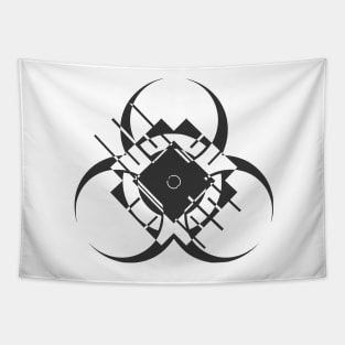 Retro Futuristic Virus Tapestry