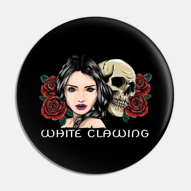 White Clawing Pin by BeyondThat