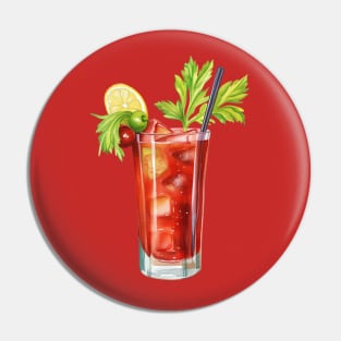 Bloody Mary Art Pin