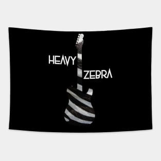 Heavy Zebra Guitar Tapestry