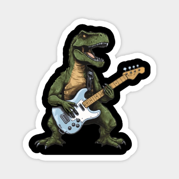 T-REX ROCK Magnet by Pixy Official