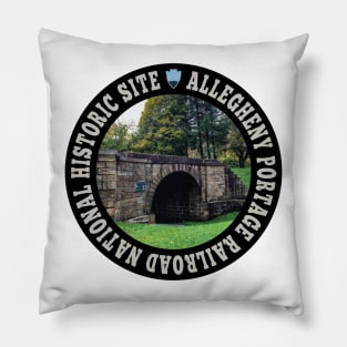 Allegheny Portage Railroad National Historic Site circle Pillow