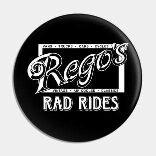 Rego's Rad Rides Pin