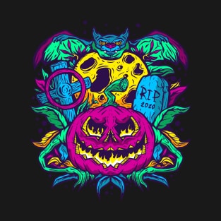 Psychedeleic Halloween T-Shirt