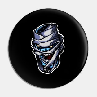 Mystic Mummy Head Pin