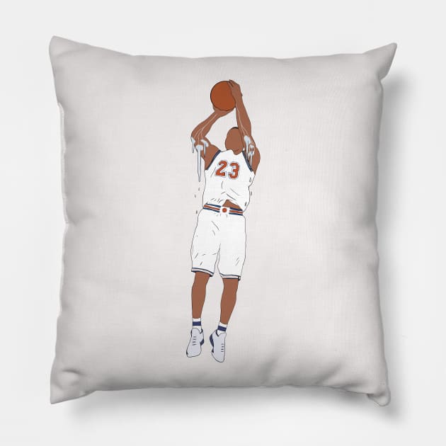 Trey Burke - "Ice Trey" Pillow by KNR