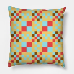 Plaid Patchwork Pattern Pillow