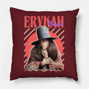 Erykah Badu Vintage 1971 // Baduizm Original Fan Design Artwork Pillow