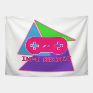 Info Arcade OG Logo Tapestry