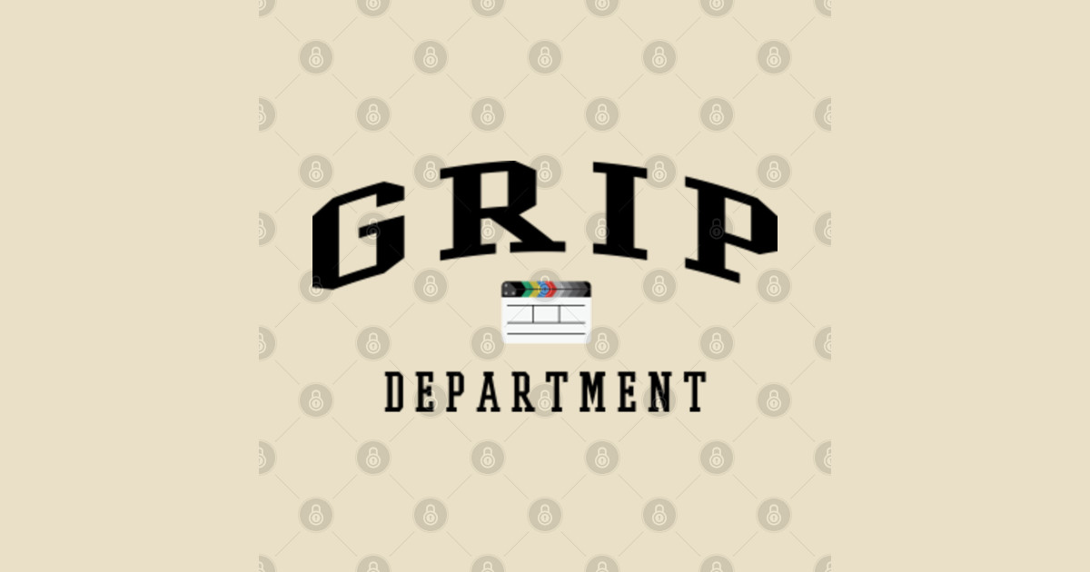 Grip Department Varsity Style Wordmark (Black) Grip Department T