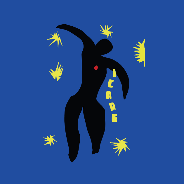 Henri Matisse - Jazz Series: Icarus #36 by GoodMoreInc