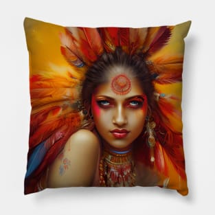 Feathers Of Beauty Pillow