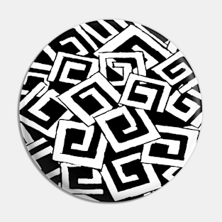 Black and White Game Pin