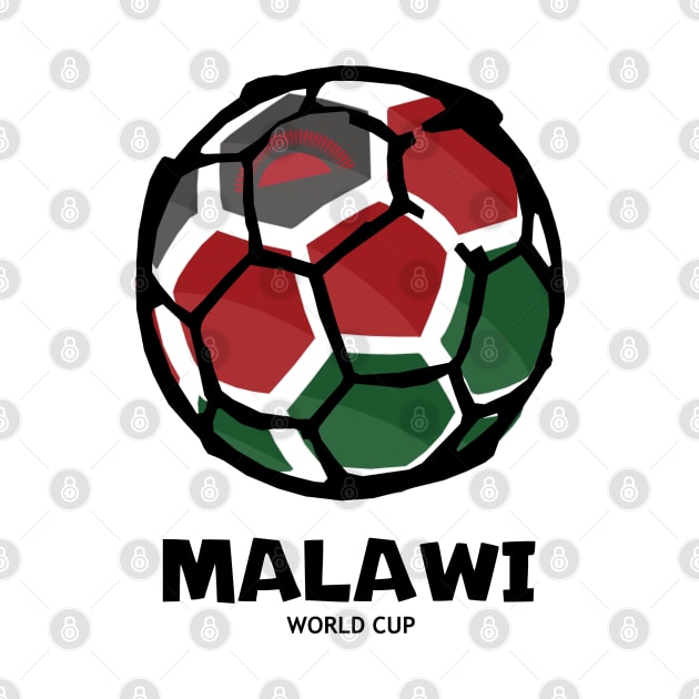 Malawi Football Country Flag by KewaleeTee