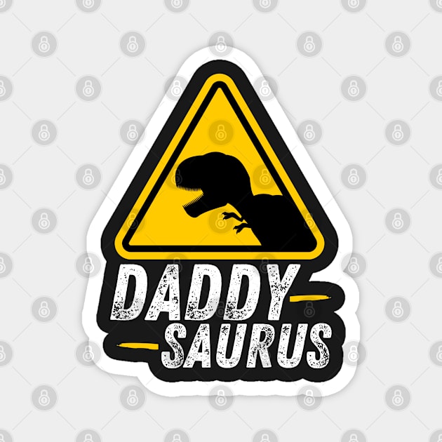 Dinosaur Daddy Saurus Family Unclesaurus Magnet by Prossori