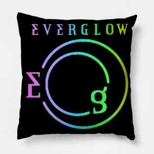 Everglow Logo Rainbow Pillow