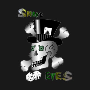 Snake Eyes - Old School Tattoo Inspired Design. T-Shirt