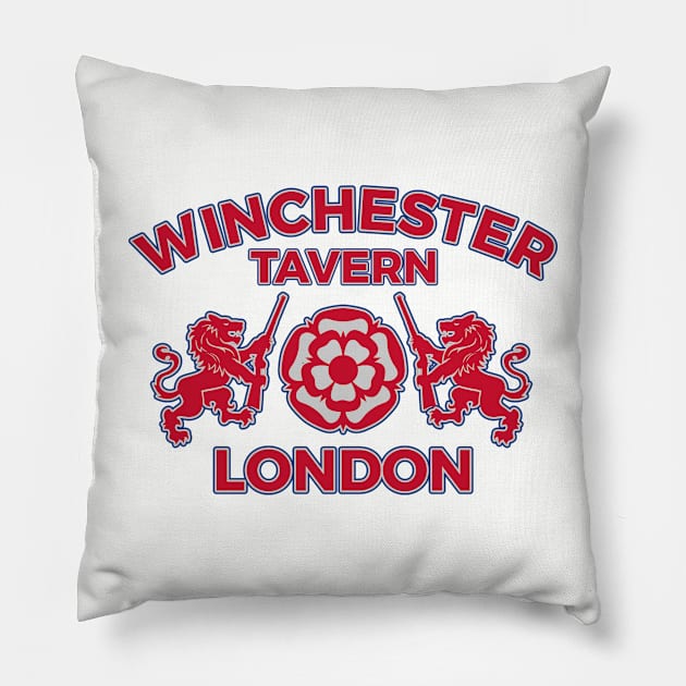 Winchester Tavern Pillow by Vault Emporium