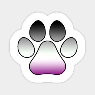 Ace Pride Paw Magnet