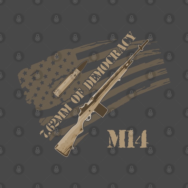 M14 RIFLE by bumblethebee