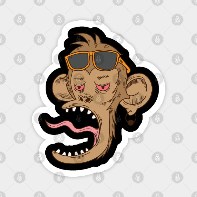monkey with sunglasses