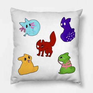 Rain World Downpour slugcats Pillow