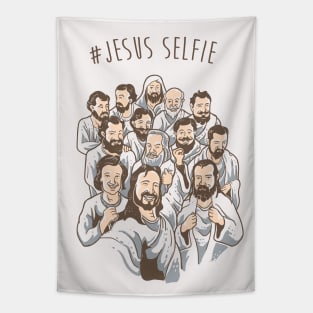 Jesus Selfie Tapestry