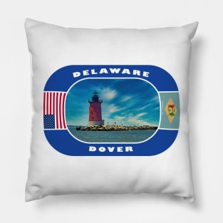 Delaware, Dover City, USA Pillow