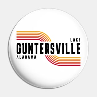 Lake Guntersville 80's Retro Pin