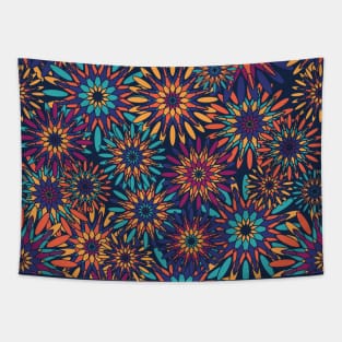 Colorful oriental seamless pattern Tapestry