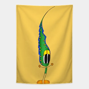 Funny Cartoon Character Tapestry