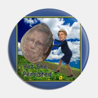 Yet She Persisted - Elizabeth Sisyphus Warren Pin