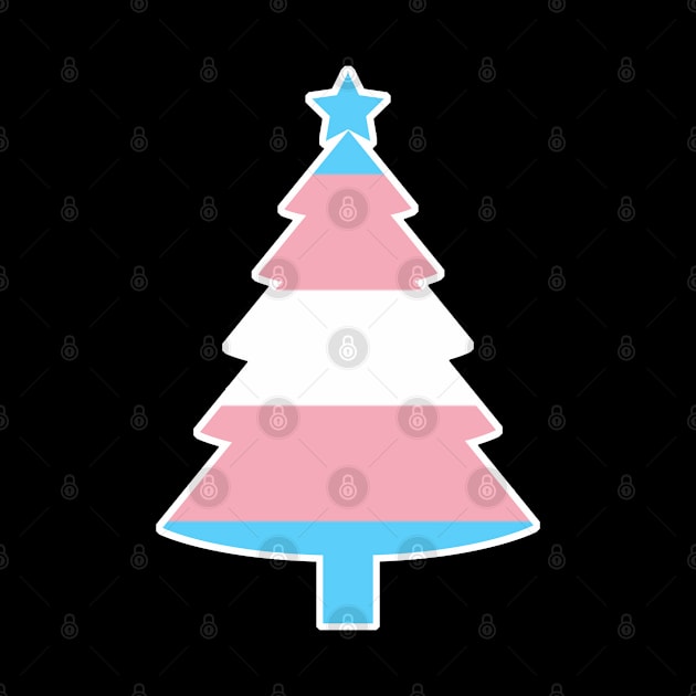 Christmas Tree LGBT Flag Trangender by aaallsmiles