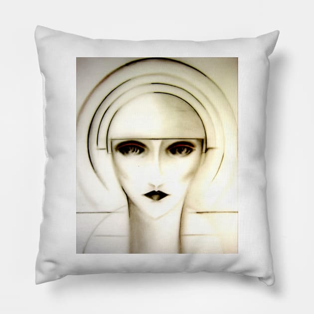 AUTOMATON,  Jacqueline Mcculloch for House of Harlequin Pillow by jacquline8689