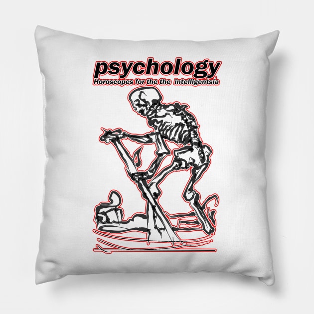 Psychology- Horoscopes for the Intelligentsia Pillow by silentrob668